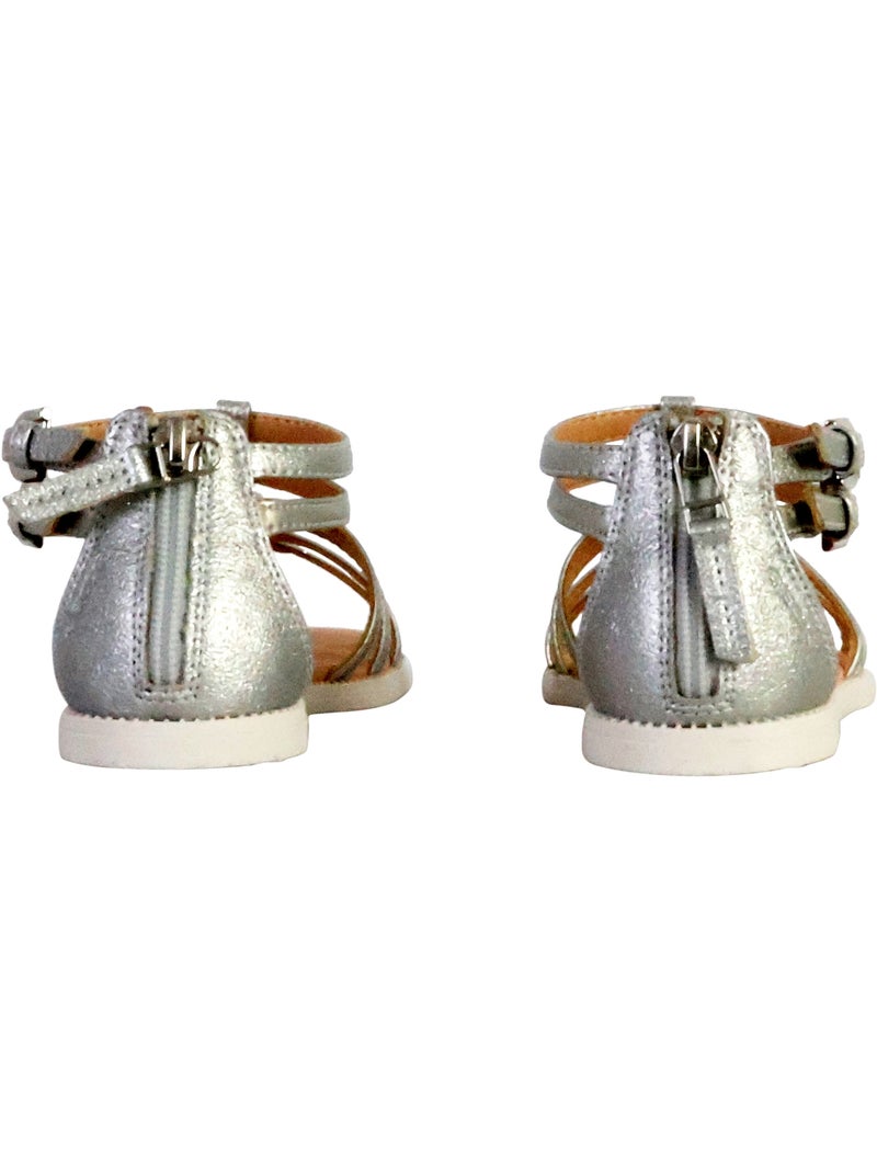 Sandale Enfant Geox Karly Argent - Kiabi