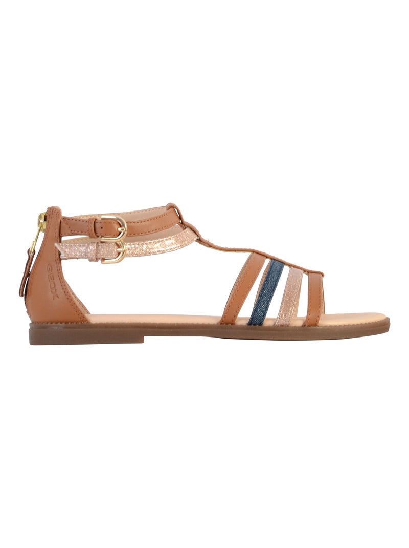 Sandale Enfant Geox Karly Marron - Kiabi