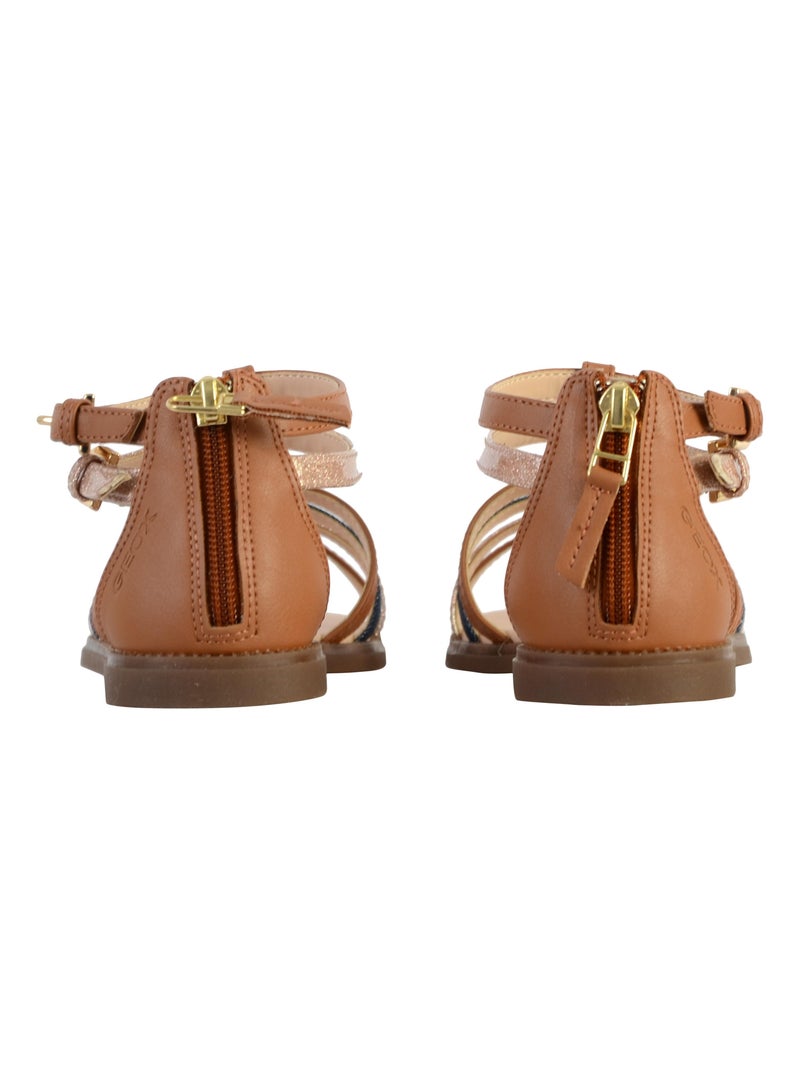 Sandale Enfant Geox Karly Marron - Kiabi