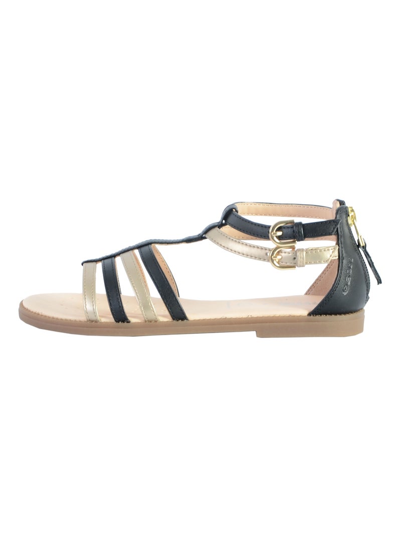 Sandale Enfant Geox Karly Noir Gris anthracite - Kiabi