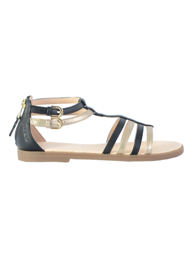 Sandale Enfant Geox Karly Noir Gris anthracite - Kiabi