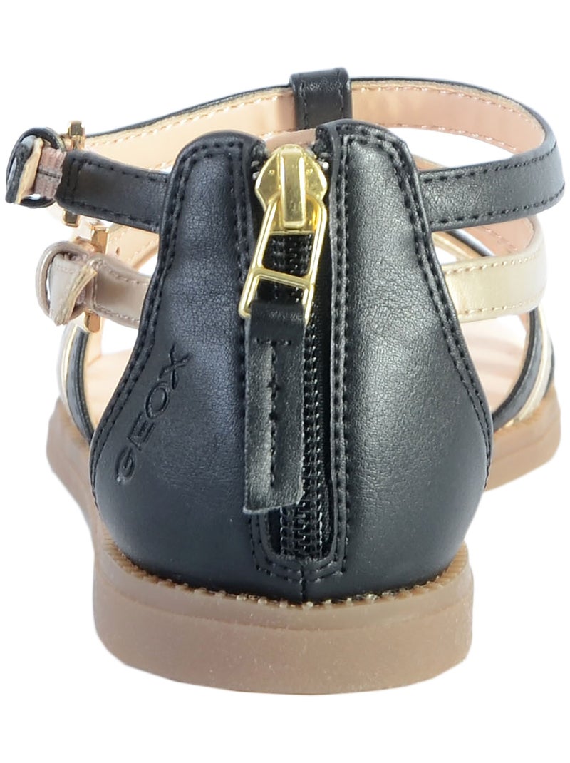 Sandale Enfant Geox Karly Noir Gris anthracite - Kiabi
