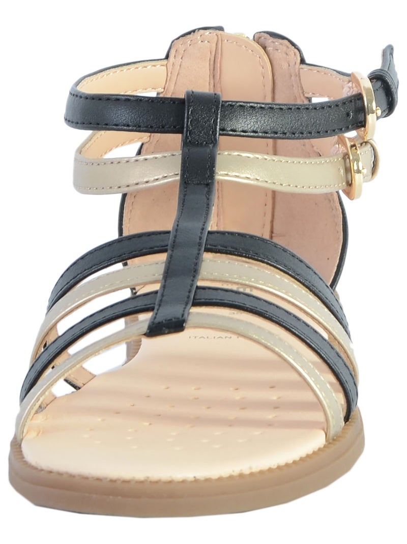 Sandale Enfant Geox Karly Noir Gris anthracite - Kiabi