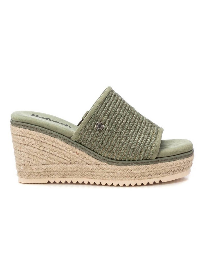 Sandale entreprise coin bride arrière Kaki - Kiabi
