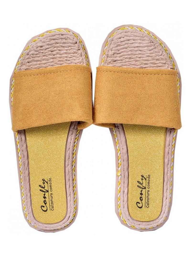 Sandale Femme MODE Moutarde - Kiabi