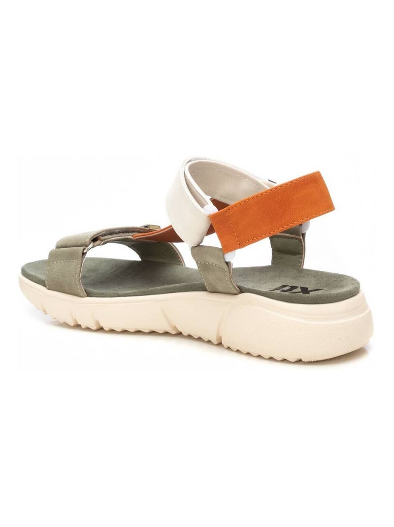 Sandale fermeture adhérente Kaki - Kiabi