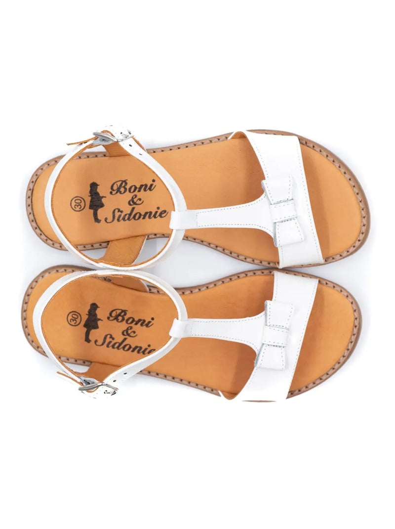 Sandale Fille - Boni Blanca Blanc - Kiabi