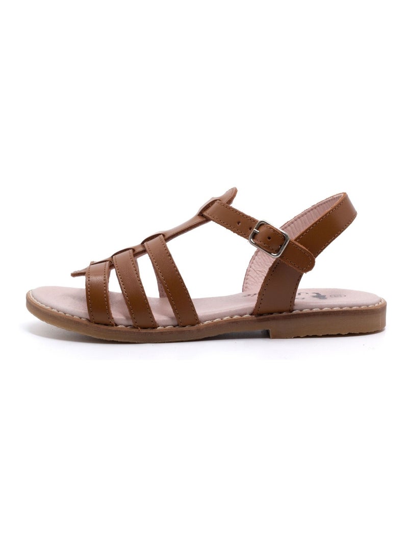 Sandale Fille - Boni Brigitte Marron - Kiabi