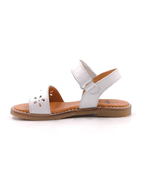 Sandale Fille Blanche - Boni Daisy - Kiabi