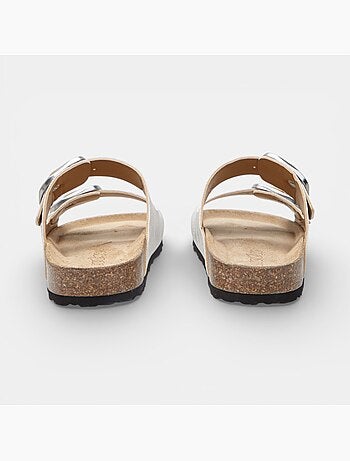 Sandale fussbett avec double bride à boucle bata