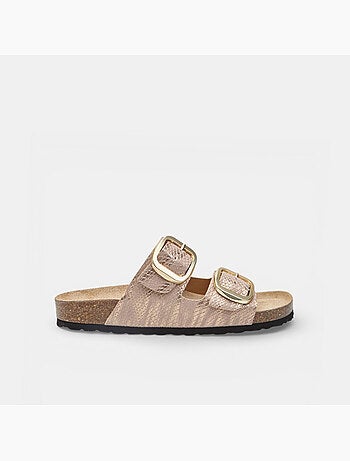 Sandale Fussbett avec double bride à boucle Bata