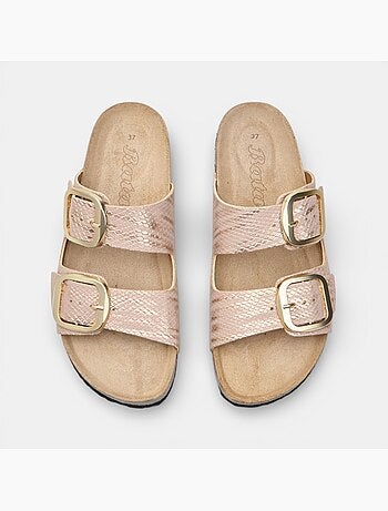 Sandale Fussbett avec double bride à boucle Bata