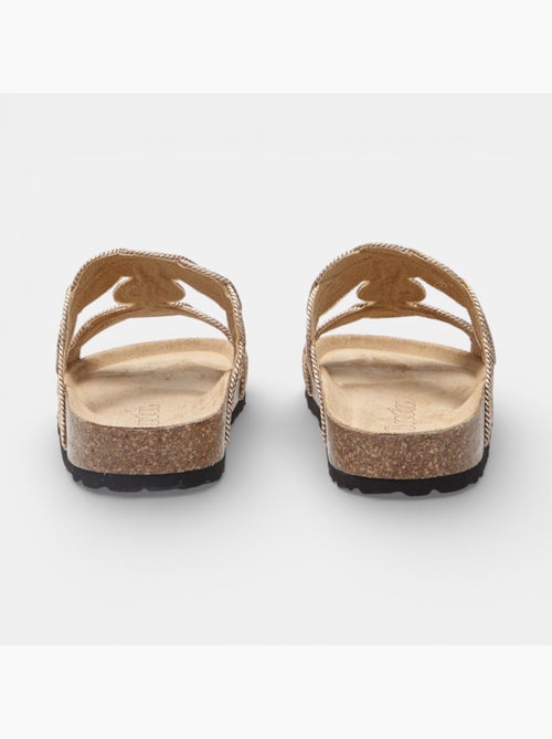 Sandale Fussbett avec double bride décorée Bata - Kiabi
