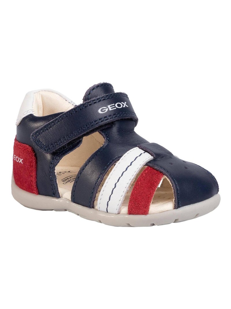 Sandale Geox Bébé Garçons B Kaytan B. B - Nappa+Suede Bleu - Kiabi