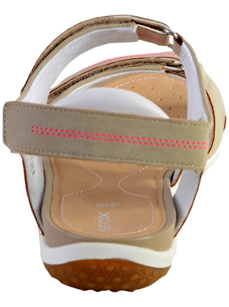 Sandale Geox D SAND.VEGA A -METAL.GOAT Taupe - Kiabi