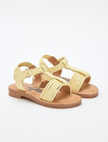 Sandale large lanière