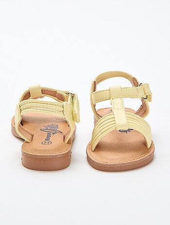 Sandale large lanière