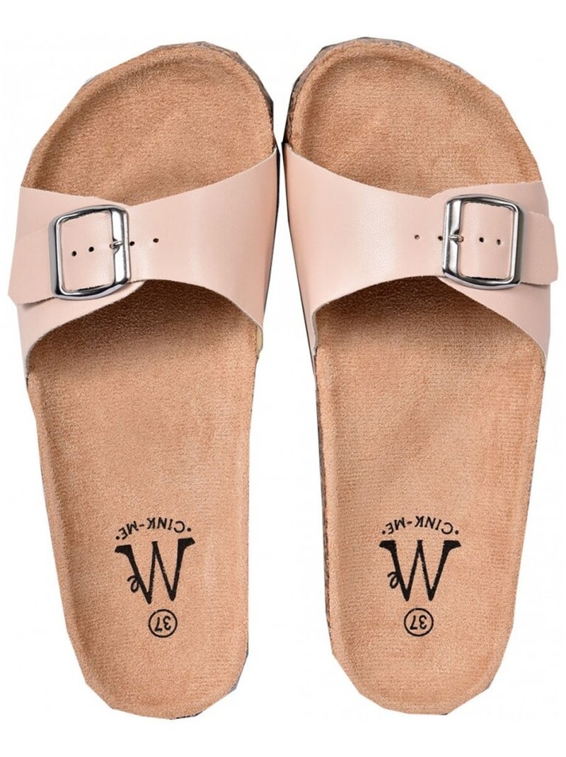 Sandale Mule Femme PREMIUM Beige - Kiabi