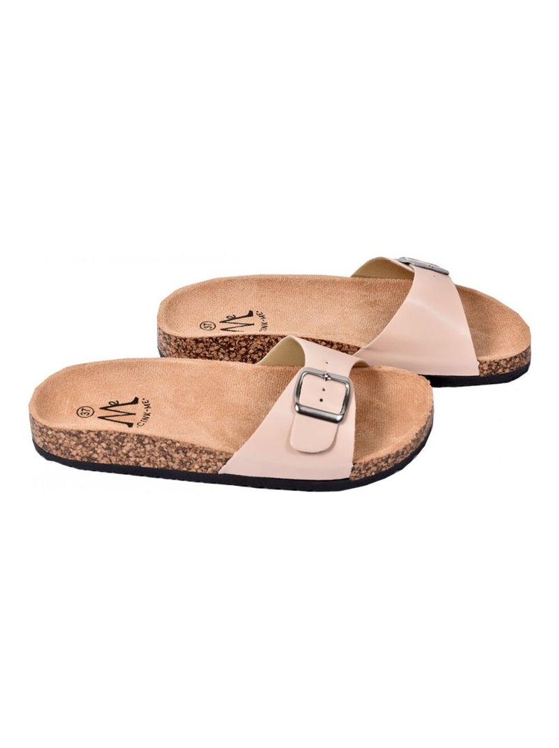 Sandale Mule Femme PREMIUM Beige - Kiabi