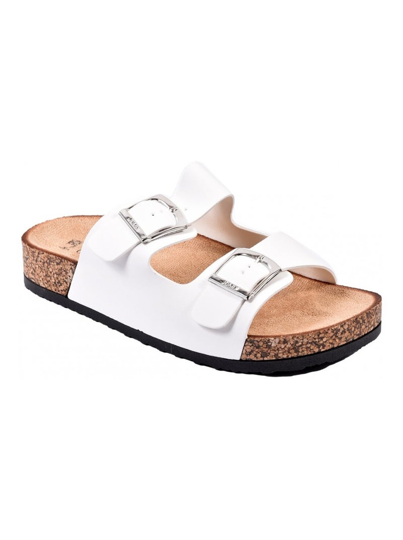 Sandale Mule Femme PREMIUM Blanc - Kiabi