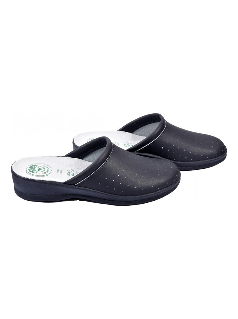 Sandale Mule Femme PREMIUM Bleu marine - Kiabi
