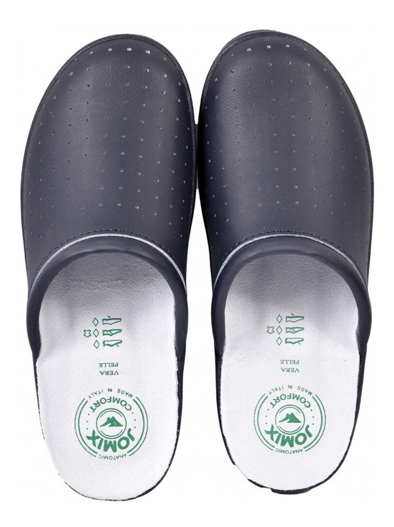 Sandale Mule Femme PREMIUM Bleu marine - Kiabi