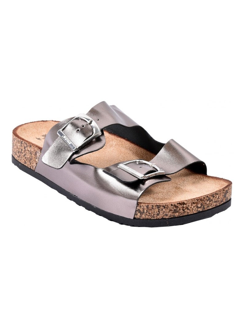 Sandale Mule Femme PREMIUM Bronze - Kiabi