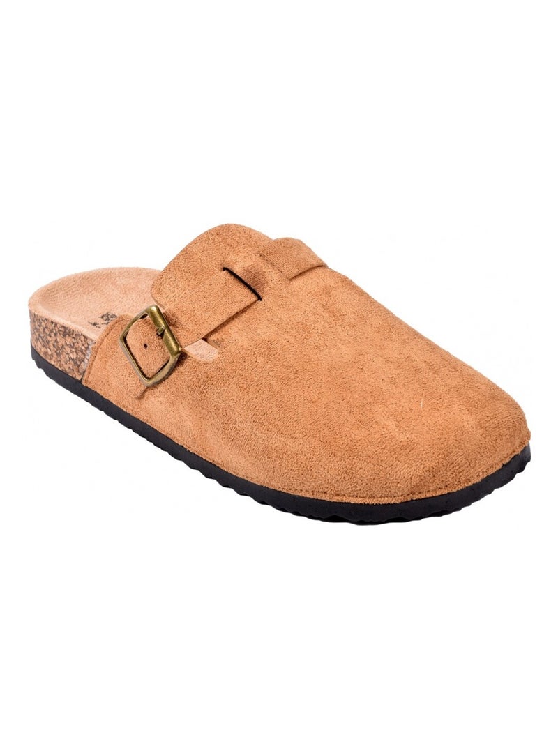 Sandale Mule Femme PREMIUM Camel - Kiabi