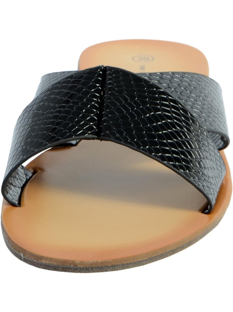 Sandale Mule The Divine Factory JL3958 Noir - Kiabi