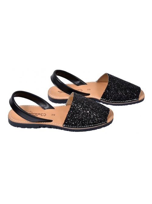 Sandale Nu Pieds Femme PREMIUM CUIR - Kiabi