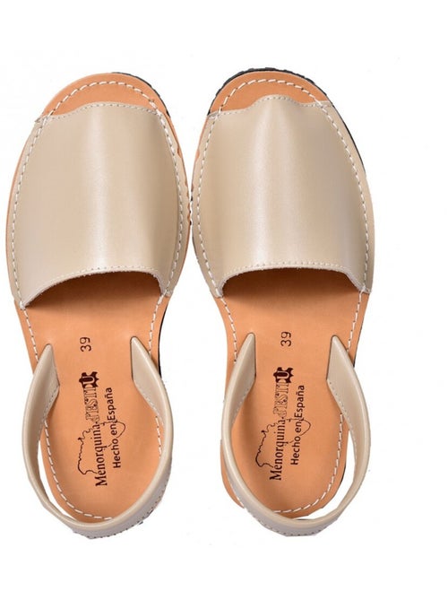 Sandale Nu Pieds Femme PREMIUM CUIR - Kiabi