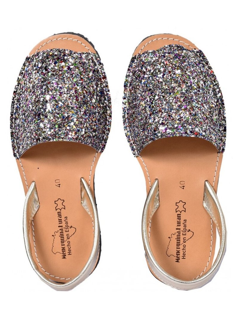 Sandale Nu Pieds Fille PREMIUM CUIR Doré/or - Kiabi