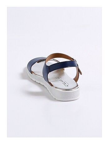 Sandale pailletée largeur confort