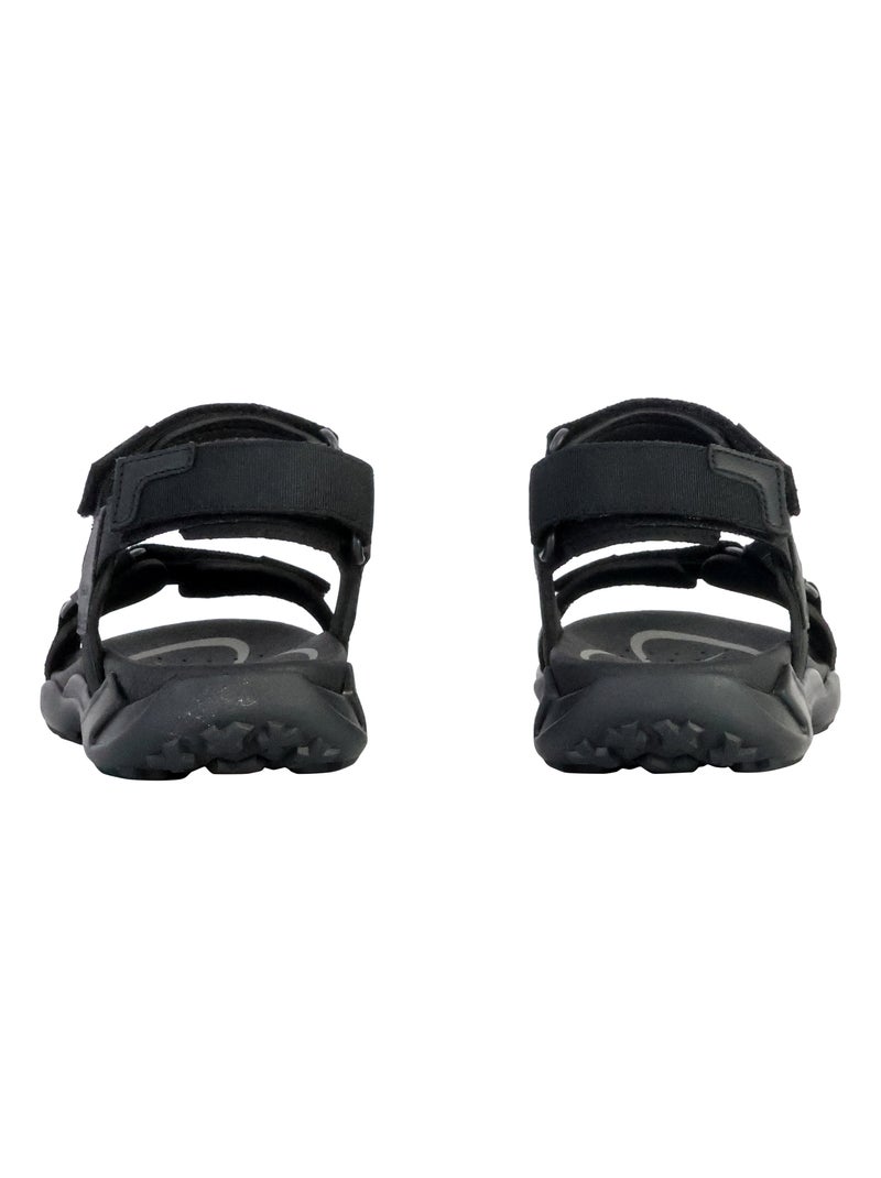 Sandale Plate à Scratch Geox Terreno Grip Text Noir - Kiabi