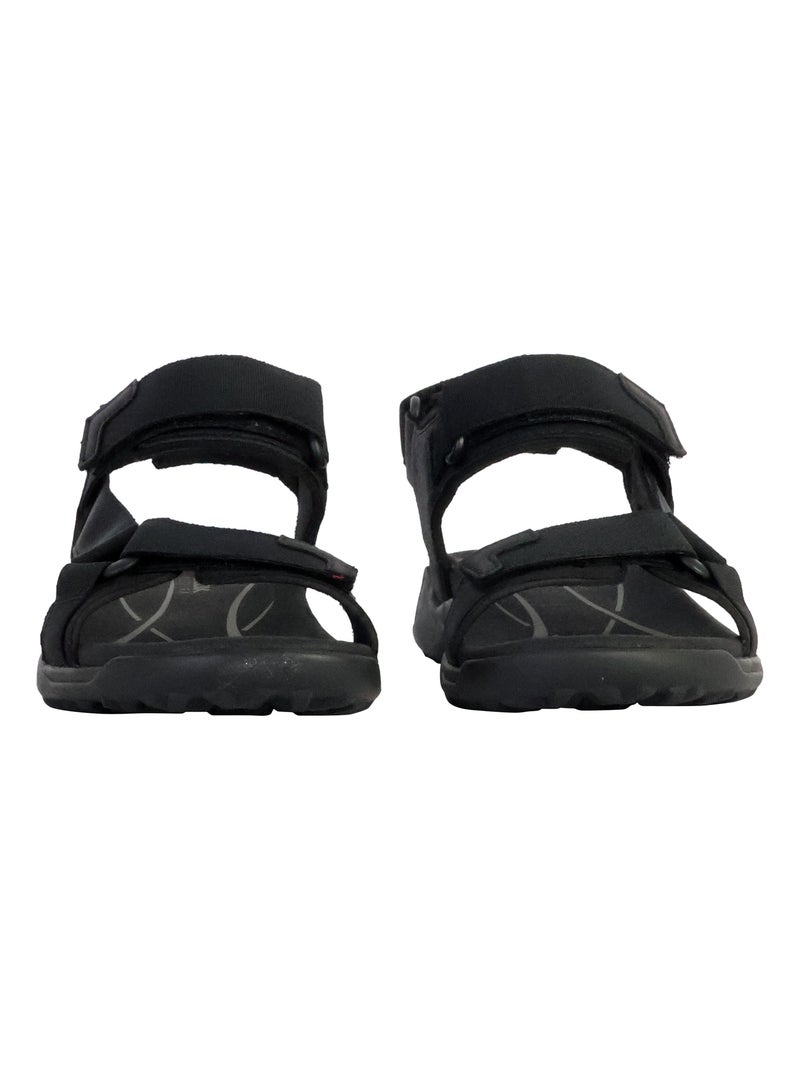 Sandale Plate à Scratch Geox Terreno Grip Text Noir - Kiabi