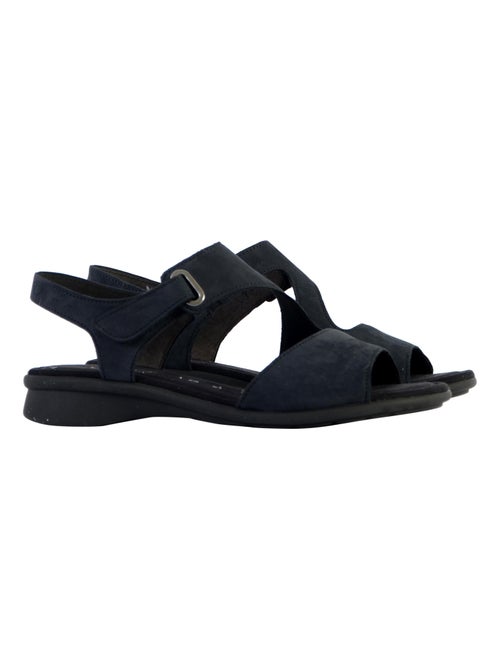 Sandale Plate Cuir Gabor Soft Nubuck - Kiabi