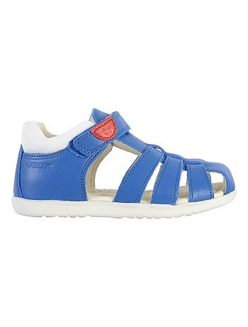 Sandale Plate Cuir Geox Enfant Macchia