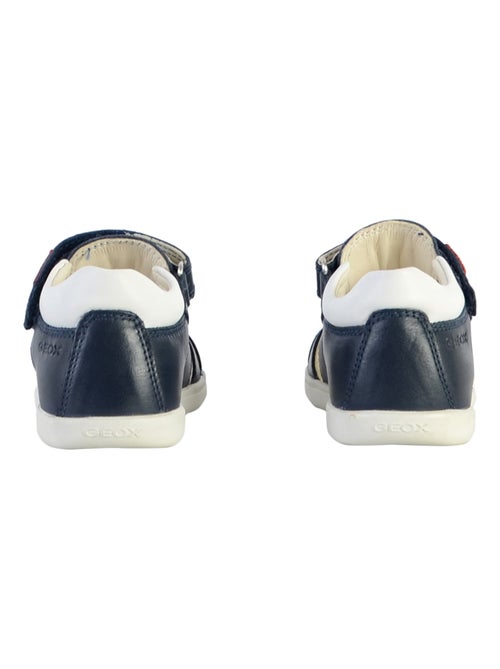Sandale Plate Cuir Geox Enfant Macchia - Kiabi