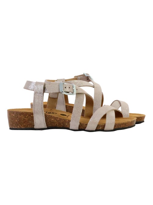 Sandale Plate Cuir Plakton Nemo - Kiabi