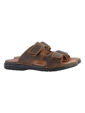 Sandale Plate Cuir Rieker Bridge