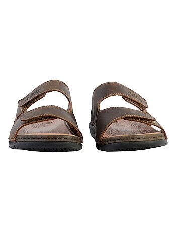 Sandale Plate Cuir Rieker Bridge