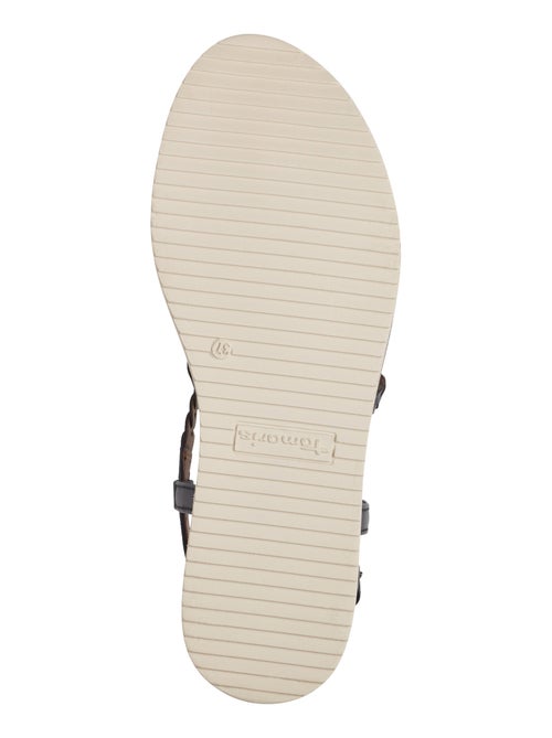 Sandale Plate Cuir Tamaris - Kiabi