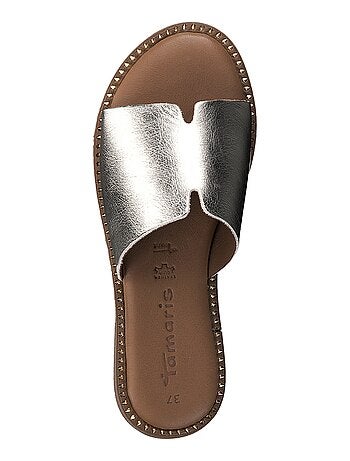 Sandale Plate Cuir Tamaris