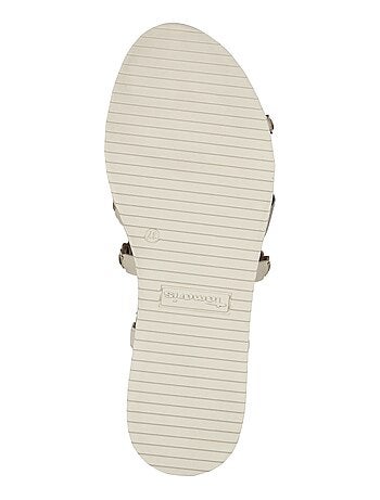 Sandale Plate Cuir Tamaris