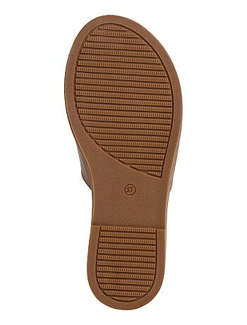 Sandale Plate Cuir Tamaris