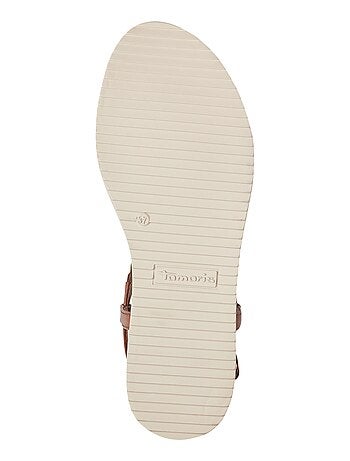 Sandale Plate Cuir Tamaris