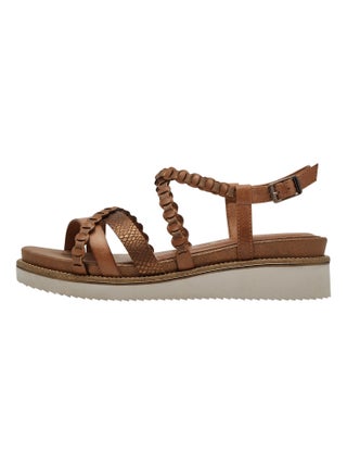 Sandale Plate Cuir Tamaris