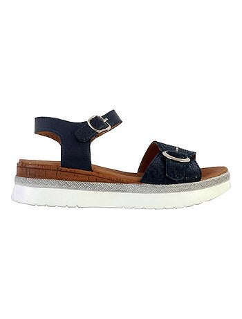 Sandale Plate Cuir TDF Alénoa