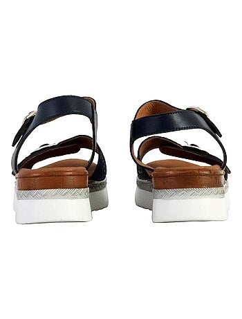 Sandale Plate Cuir TDF Alénoa