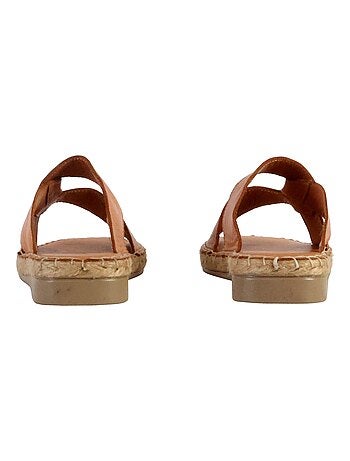 Sandale Plate Cuir TDF Alénoa